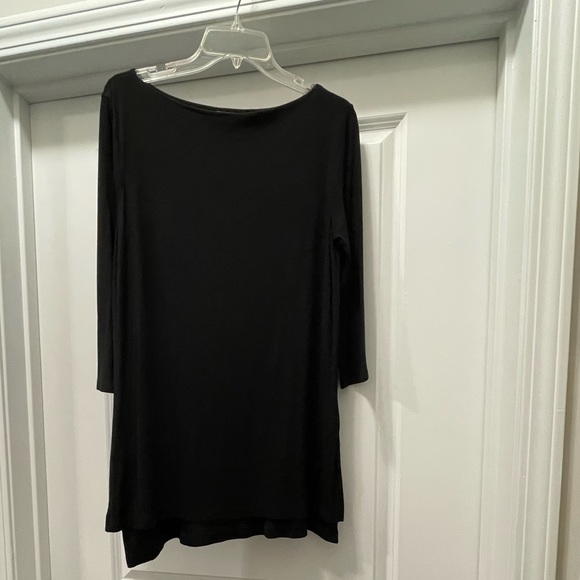 EUC Willi Smith Pullover Blouse, SizeM 3/4” sleeves & 5”  slits at the side seam - Picture 5 of 12